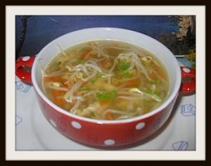 Recette Soupe chinoise express