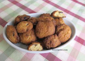 Recette Cookies au chocolat et abricots secs