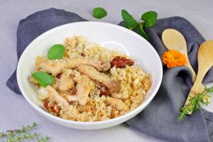 Recette Poêlée de chou-fleur aux tomates séchées VEGAN