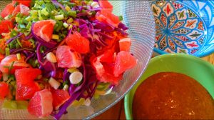 Recette Salade asiatique vegan : Sauce amandes/cacahouètes