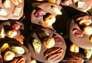 Recette Palets mendiants au chocolat