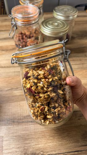 Recette Granola maison aux épices et riz soufflé