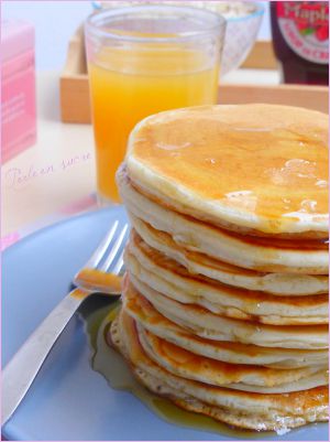 Recette Pancakes sans lait, sans oeufs, sans beurre (vegan)