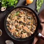 Recette Médaillons de porc avec sauce aux champignons