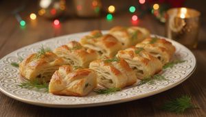 Recette Dites adieu aux toasts : la tresse feuilletée saumon-fromage qui va révolutionner votre apéro de Noël !