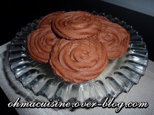 Recette Sablés rosace au chocolat