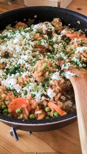 Recette Risotto de lentilles et petits pois