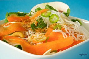 Recette Salade de vermicelles de riz (vegan)