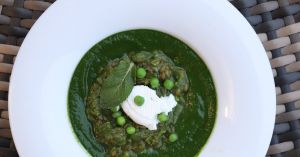 Recette Risotto de Petit Épeautre aux Épinards et aux Petits pois (Ig Bas)