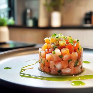 Recette Tartare Saumon Avocat : Recette Facile et Savoureuse