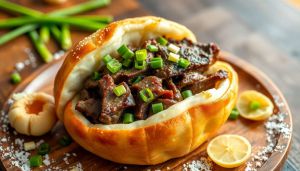 Recette Shengjian Bao au Boeuf Grillé