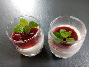 Recette Panna cotta lait d'amandes et crème