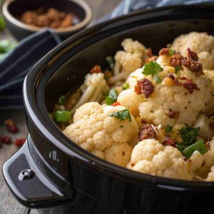 Recette Slow Cooker Cauliflower – Whole Head Crockpot Method