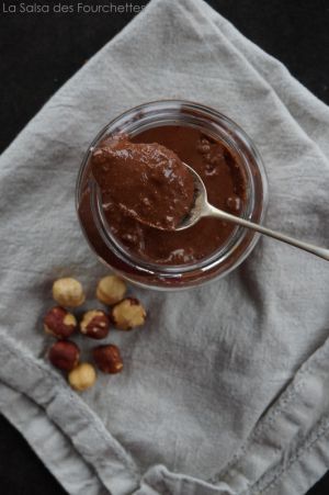 Recette PATE A TARTINER Express Noisettes Chocolat