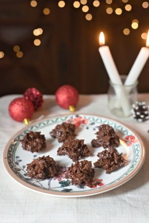 Recette Rochers chocolat amande