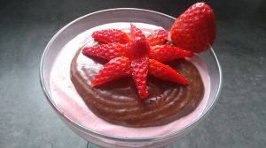 Recette Mousse fraise-chocolat