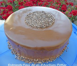 Recette Entremets Fleur de sel d’Aurélien Pottier