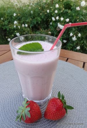 Recette Milkshake à la fraise
