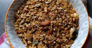 Recette Granola salé à la poêle