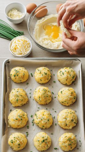 Recette Cheesy Mashed Potato Puff Bites: Your New Snack Obsession