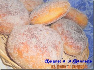 Recette Beignets à la cannelle