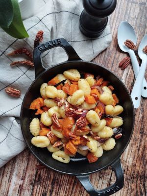 Recette Gnocchi et patate douce au four #végétarien