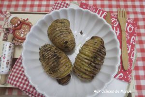 Recette Pommes de terre Hasselback à l'Air Fryer ou au four