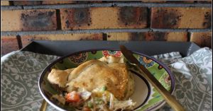 Recette Foodista Challenge #103 , la cuisine de mamie , tourte au poulet et aux légumes