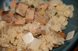 Recette Risotto aux cepes et au foie gras