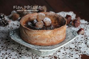 Recette Flan pâtissier aux marrons