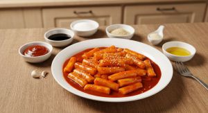 Recette Tteokbokki : gâteaux de Riz Coréen Épicés