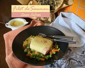 Recette Filet de saumon – sauce au safran