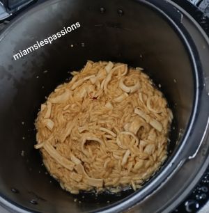 Recette Orzo calamars