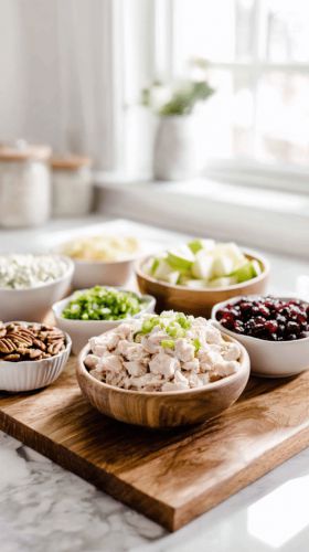 Recette Easy Cranberry Pecan Chicken Salad – Your New Meal Prep Obsession
