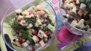 Recette Salade de Hareng, pomme, avocat et fenouil