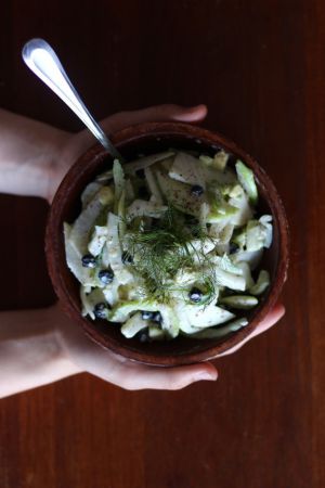 Recette Salade de fenouil à la Granny Smith et aux bleuets séchés