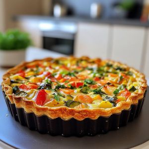 Recette Quiche Légumes Express : Recette Rapide et Savoureuse