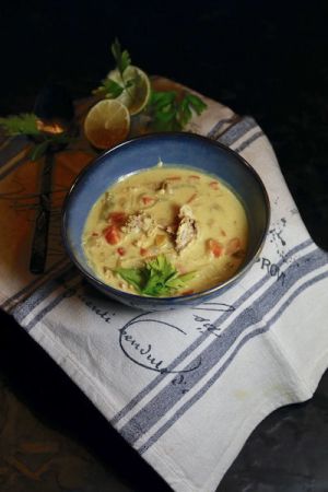 Recette Soupe thaïe au poulet