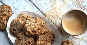 Recette Biscuits avoine et noisettes aux pépites de chocolat