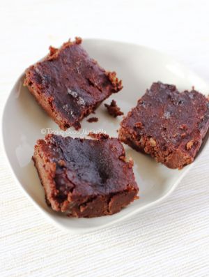 Recette Brownie chocolat banane à l’okara d’amande #vegan