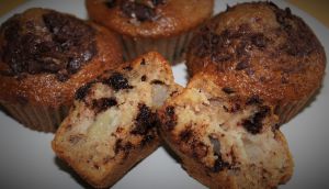 Recette Muffins Chocolat Poires