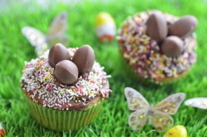 Recette Cupcakes nids de Pâques