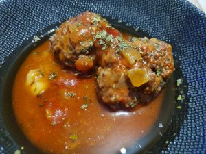 Recette Boulettes de viande sauce aigre-doux au Cookéo