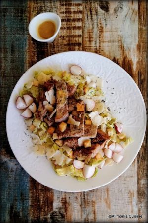 Recette Salade de bœuf et mayonnaise soja / ensalada de ternera y mayonesa de soja