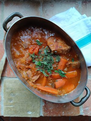 Recette Sauté de veau à la méridionale