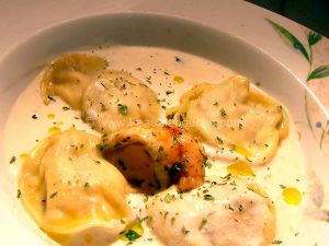 Recette Ravioli Aux Crevettes Ricotta Huile D'Olive Citron Basilic