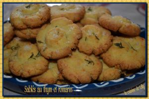 Recette Sablés au thym et romarin