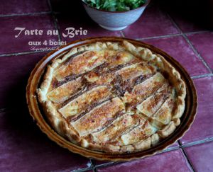 Recette Tarte au brie et aux 4 baies