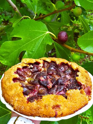 Recette Authentique tarte rustique aux figues comme on les aime