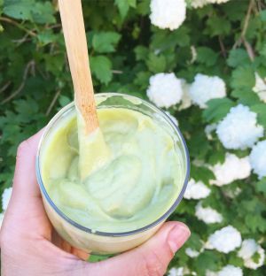 Recette Crème banane, avocat & matcha (vegan)